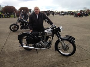 Ron with his ES2 at East Kirby in April